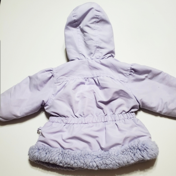 Girls Winter Coat w/Disney Frozen Winter Hat Size 24M - Picture 6 of 8